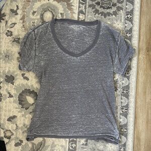 Aeropostale Gray Fitted Short Sleeve T-Shirt